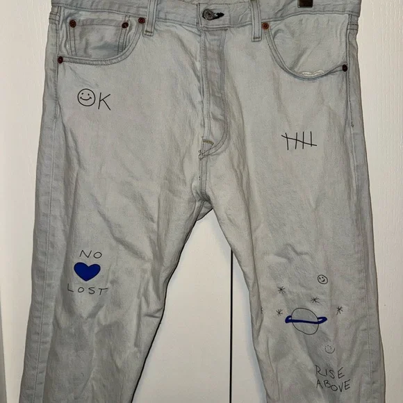 Levi's 501 93 Cropped Stretch Jeans - Picture 3 of 16